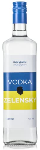 Zelensky Vodka – VODKA 4 PEACE, 100% Profits to Ukraine, 70 cl Premium Vodka von VODKA 4 PEACE