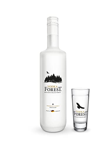 VODKA FOREST Der neue VODKA aus dem Schwarzwald 42% einzigartig im Geschmack * Jetzt neue 0,7l Flasche * Limited Edition * 1 Glas gratis von VODKA FOREST