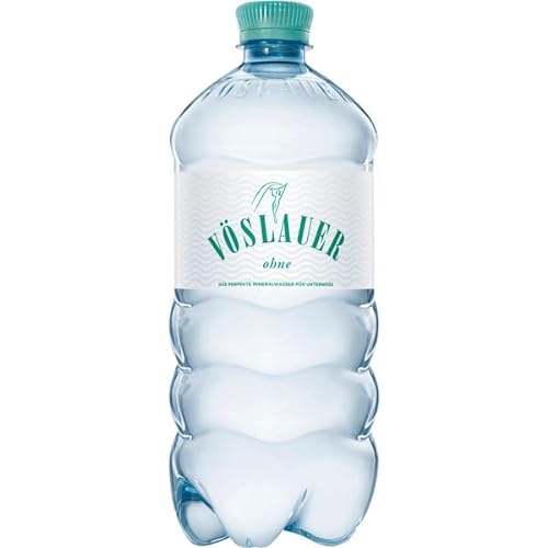 Vöslauer Mineralwasser ohne Kohlensäure, 6er Pack (6 x 1 l) EINWEG von VÖSLAUER
