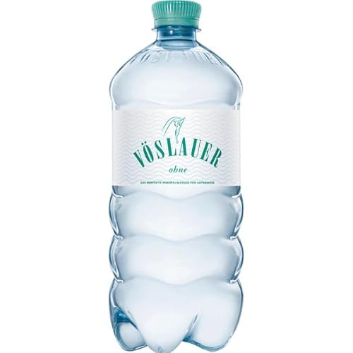 Vöslauer Mineralwasser ohne Kohlensäure, 6er Pack (6 x 1 l) EINWEG von VÖSLAUER