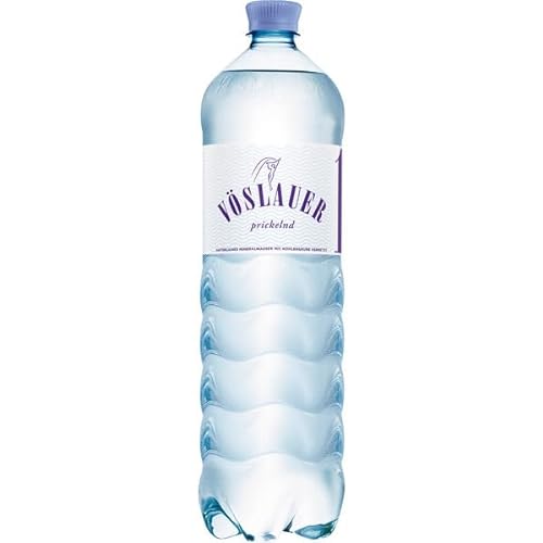 Vöslauer Mineralwasser prickelnd mit Kohlensäure, 6er Pack (6 x 1.5 l) EINWEG von VÖSLAUER