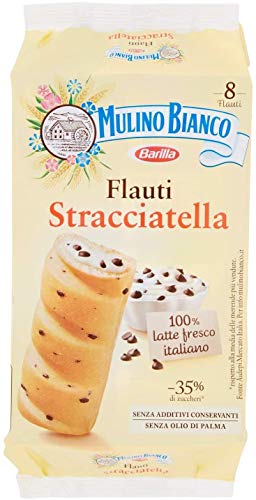 Mulino Bianco Flauti Merende Alla Stracciatella Con Gocce Di Cioccolato 6 Pezzi Da 280 Grammi von VOGLIA DI PUGLIA
