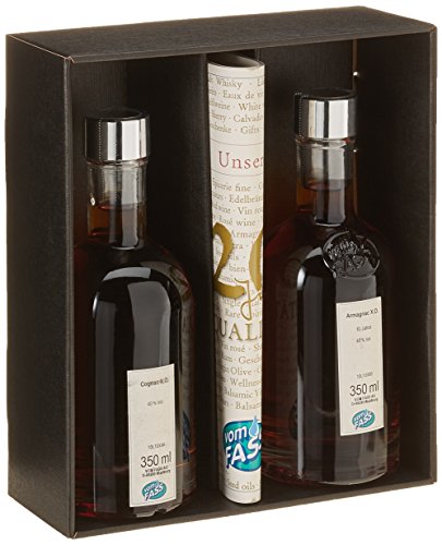 Vom Fass Geschenkset Cognac und Armagnac Spirituose (2 x 0.35 l) von VOM FASS