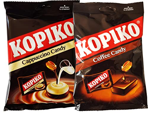 Kopiko Candy Variety Pack ? Kopiko Coffee Candy (100 g) und Kopiko Cappuccino Candy (100 g) von VRD