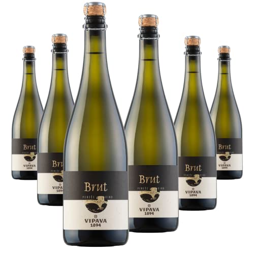 Vipava 1894 Sekt Brut/Rebula-Malvasier-Riesling / 6 x 0,75l (6 Pack) von VRTOVČAN