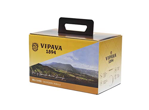 Vipava 1894 Weißwein Bag in Box 5 Liter weiß - Sauvignon Rebula Weißwein in Box (5 l) von VRTOVČAN