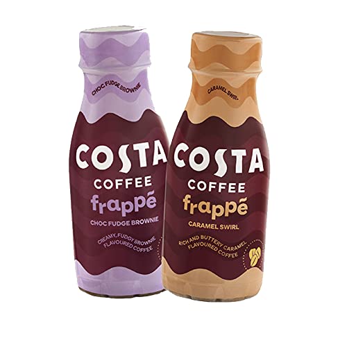 Costa Coffee Frappe Choc Fudge Brownie, Caramel Swirl Flaschen, 250 ml, wählen Sie Ihre Lieblings-Geschmacksflaschen und Anzahl der Flaschen Costa Coffee Frappe Choc Fudge Brownie, Caramel Swirl Flaschen, 250 ml, wählen Sie Ihre Lieblings-Geschmacksflaschen und Anzahl der Flaschen von VSTAR