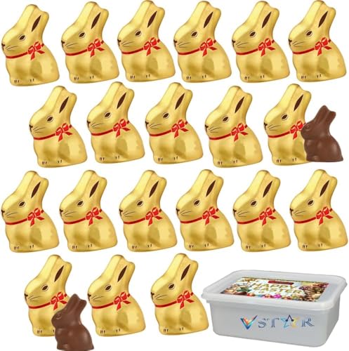 Gold Bunny Milk Chocolate 10g with Easter Gift Tub - 30 Bunnies - Iconic Easter Treat Gold Bunny Milk Chocolate 10g with Easter Gift Tub - 30 Bunnies - Iconic Easter Treat von VSTAR