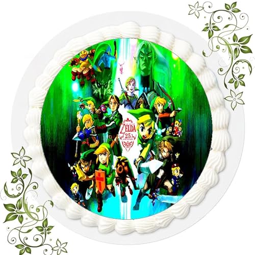 Fondant Tortenaufleger Tortenbild Geburtstag Die Legende von Zelda T7 von VSW