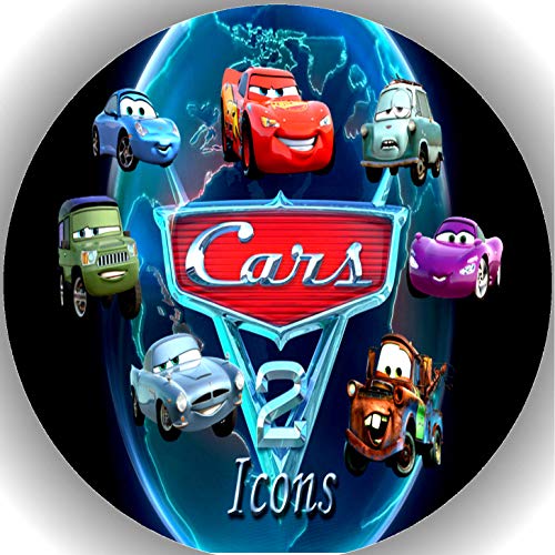 Fondant Tortenaufleger Tortenbild Geburtstag Disney's Pixar Cars T10 von VSW