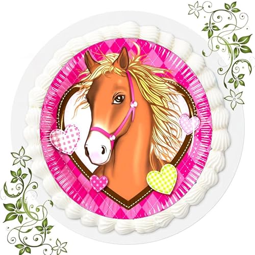 Fondant Tortenaufleger Tortenbild Geburtstag Motiv Pferde Nr. 8 Fondant Tortenaufleger Tortenbild Geburtstag Motiv Pferde Nr. 8 von VSW