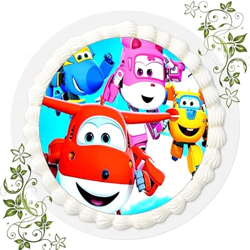 Fondant Tortenaufleger Tortenbild Geburtstag Motiv Super Wings Nr. 2 von VSW