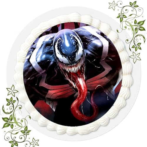 Fondant Tortenaufleger Tortenbild Geburtstag Venom T1 von VSW