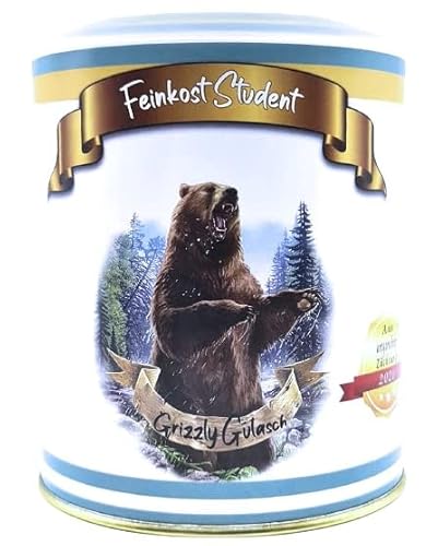 Grizzly Steak aus der Dose,(300 Gramm Gummibären) Scherzarktikel, Lustige Geschenkidee, Party-Brüller, Spaßgeschenk, Halloween, Geburtstagsgeschenk von VSW