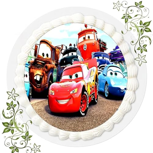 Premium Esspapier Tortenaufleger Tortenbild Geburtstag Motiv Disney's Pixar Cars Nr. 18 von VSW