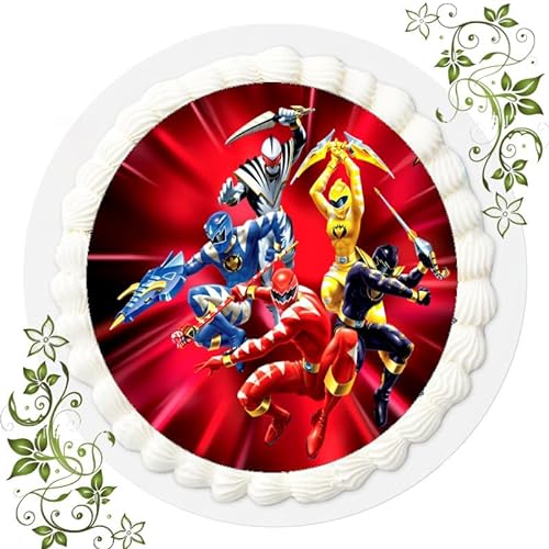 Premium Esspapier Tortenaufleger Tortenbild Geburtstag Motiv Power Rangers Nr. 12 von VSW