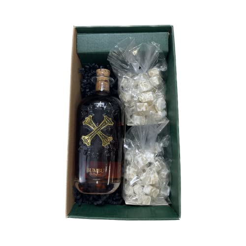 Geschenkbox - Rum - Grün - BUMBU - Weißer Nougat MAISON JONQUIER von Wine And More