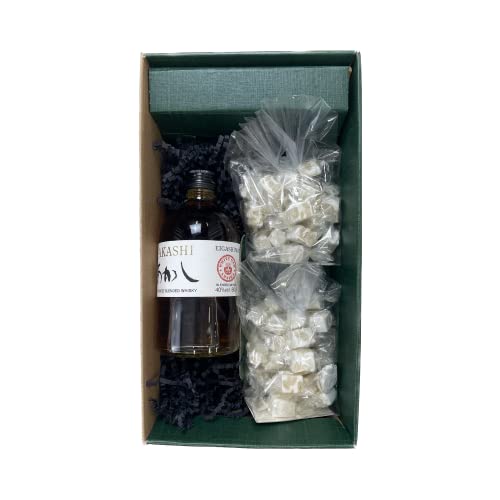 Geschenkbox - Whisky - Grün - AKASHI Blended - Weißer Nougat MAISON JONQUIER von Wine And More