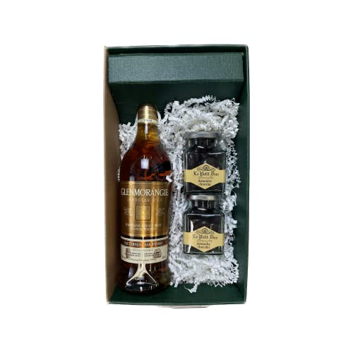Geschenkbox - Whisky - Grün - GLENMORANGIE - The Nectar d'or - Amandes de provence enrobées du Petit Duc von Wine And More