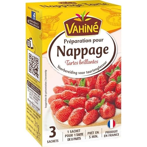 Vahiné © Prã reitung für Topping Pies Brillantes Für 3 Beutel 7G (Set 5 Entweder 15 Sachets) von Vahine