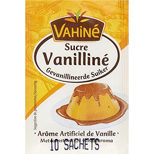 Vahiné Zucker Vanillina © Aroma künstliche Vanille Ab Pro 10 Taschen von 7,5 g (Packung mit 5 Entweder 50 Sachets) von Vahine