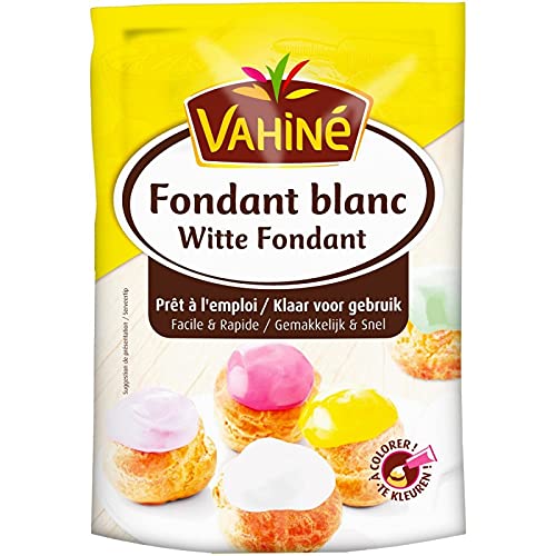 Vahiné - Fondant Weiß 120G - Packung mit 3 von Vahine