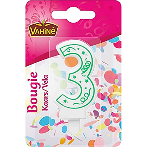 Wahine Kerze Zahl Erwachsene Nr. 3 Wahine Kerze Zahl Erwachsene Nr. 3 von Vahine