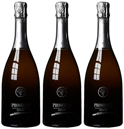 Val d'Oca Prosecco Spumante Extra dry Millesimato Cru DOC (3 x 0.75 l) von Val d´Oca