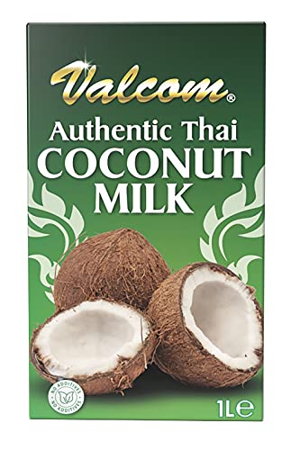 Valcom Premium Thai Kokosnussmilch, ohne Zusatzstoffe, 1L von Valcom
