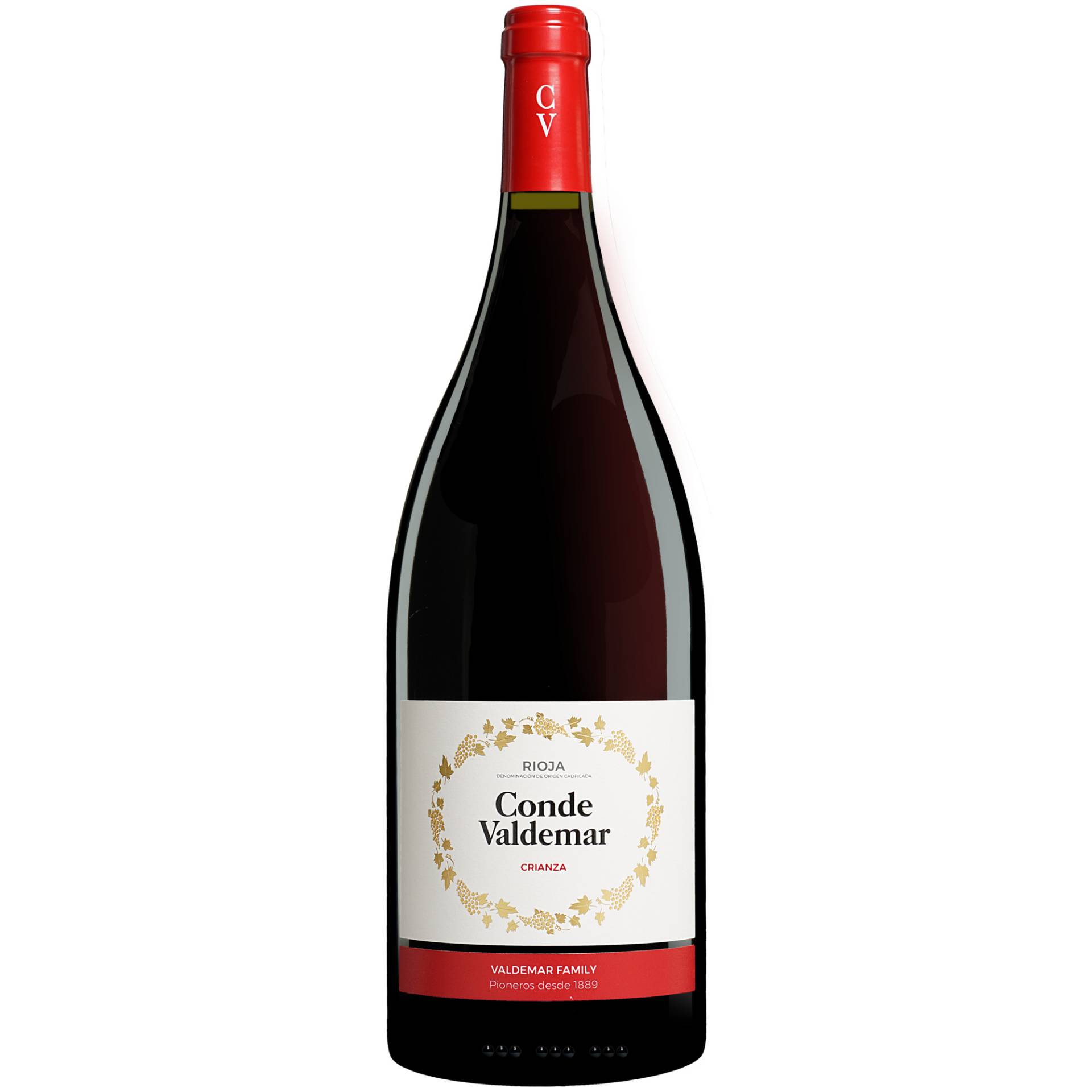 Conde de Valdemar Crianza - 1,5 L. Magnum 2020 1.5L 14% Vol. Rotwein Trocken aus Spanien Conde de Valdemar Crianza - 1,5 L. Magnum 2020 1.5L 14% Vol. Rotwein Trocken aus Spanien von Valdemar