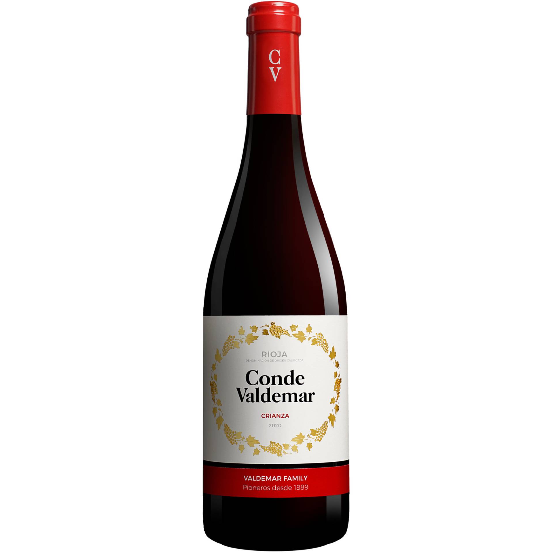 Conde de Valdemar Crianza 2020 0.75L 14% Vol. Rotwein Trocken aus Spanien Conde de Valdemar Crianza 2020 0.75L 14% Vol. Rotwein Trocken aus Spanien von Valdemar