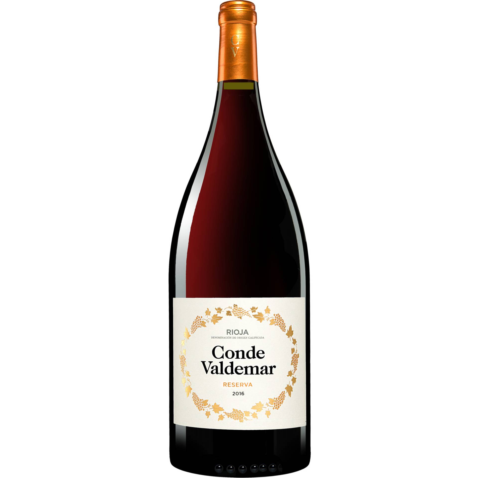 Conde de Valdemar Reserva - 1,5 L. Magnum 2016 1.5L 14% Vol. Rotwein Trocken aus Spanien Conde de Valdemar Reserva - 1,5 L. Magnum 2016 1.5L 14% Vol. Rotwein Trocken aus Spanien von Valdemar
