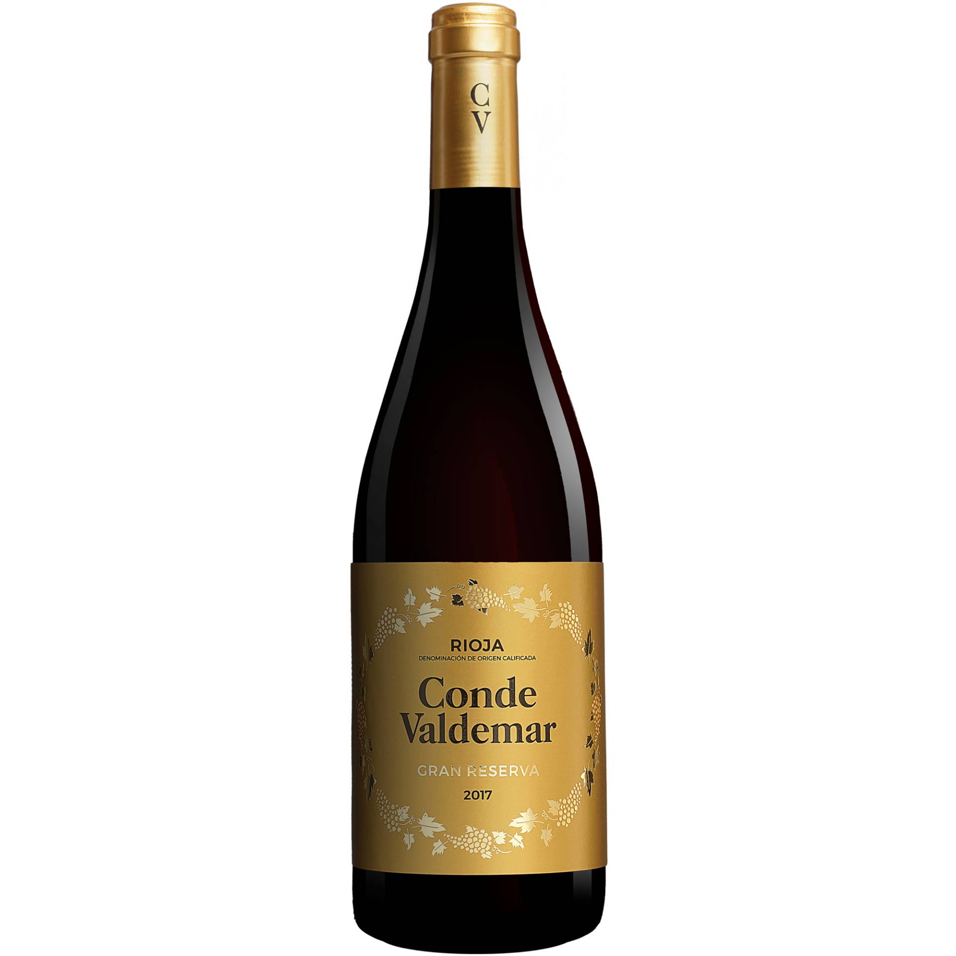 Valdemar Conde de Valdemar Gran Reserva 2017 0.75L 14% Vol. Rotwein Trocken aus Spanien Valdemar Conde de Valdemar Gran Reserva 2017 0.75L 14% Vol. Rotwein Trocken aus Spanien von Valdemar