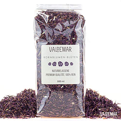 Valdemar Manufaktur essbare Premium SCHWARZE KORNBLUMEN-Blütenblätter, 500ml - HANDVERPACKT In Deutschland Valdemar Manufaktur essbare Premium SCHWARZE KORNBLUMEN-Blütenblätter, 500ml - HANDVERPACKT In Deutschland von Valdemar