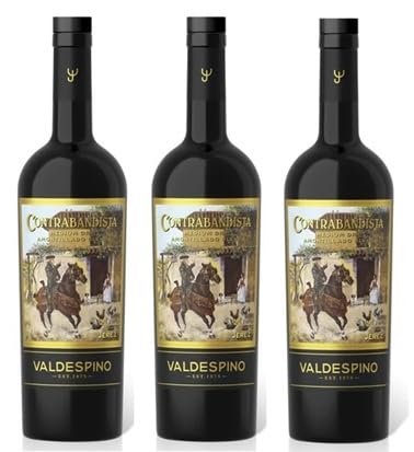 3x 0,75l - Valdespino - Contrabandista - medium-dry - Jerez-Xérès-Sherry D.O.P. - Andalusien - Spanien - Sherry halbtrocken von Valdespino