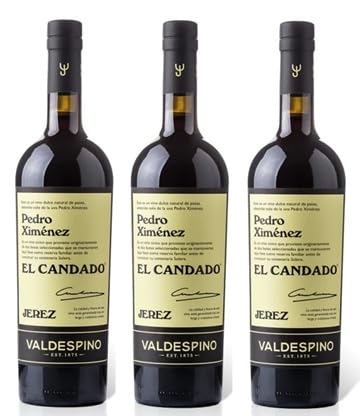 3x 0,75l - Valdespino - El Candado - Pedro Ximénez - Jerez-Xérès-Sherry D.O.P. - Andalusien - Spanien - Sherry süß von Valdespino