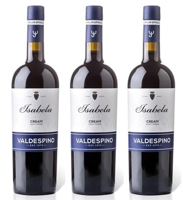 3x 0,75l - Valdespino - Isabela - Cream - Jerez-Xérès-Sherry D.O.P. - Andalusien - Spanien - Sherry süß von Valdespino