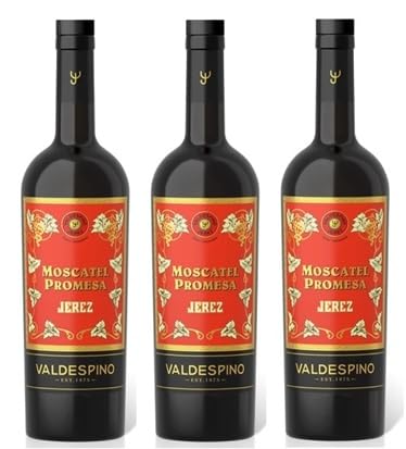 3x 0,75l - Valdespino - Promesa - Moscatel - Jerez-Xérès-Sherry D.O.P. - Andalusien - Spanien - Sherry süß von Valdespino