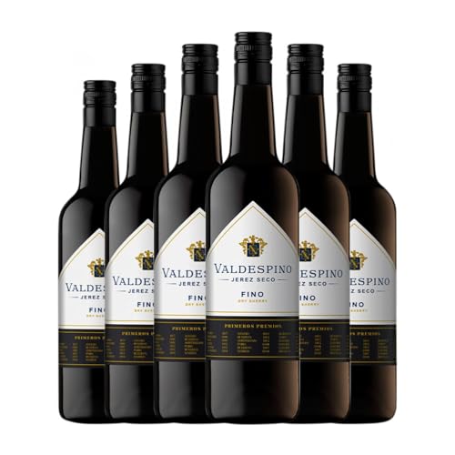 Valdespino Palomino Fino Trocken Jerez-Xérès-Sherry 75 cl (Schachtel mit 6 Flaschen von 75 cl) von Valdespino