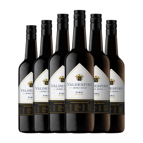Valdespino Palomino Fino Trocken Jerez-Xérès-Sherry 75 cl (Schachtel mit 6 Flaschen von 75 cl) von Distribuidor
