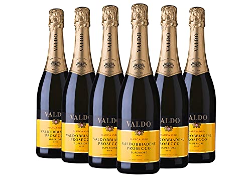 VINELLO 6er Weinpaket Prosecco - Marca Oro Valdobbiadene Prosecco Superiore DOCG - Valdo | 6 x 0,75 Liter von Valdo