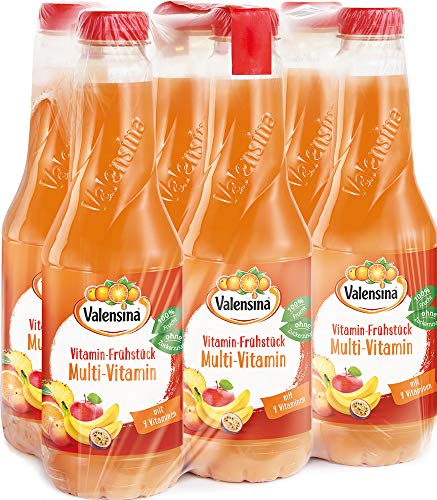 Valensina PET Multivitamin 100% Saft, 6 x 1L von Valensina