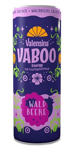 Valensina Vaboo Energy Waldfrucht 0,25l, 12er Pack Valensina Vaboo Energy Waldfrucht 0,25l, 12er Pack von Valensina