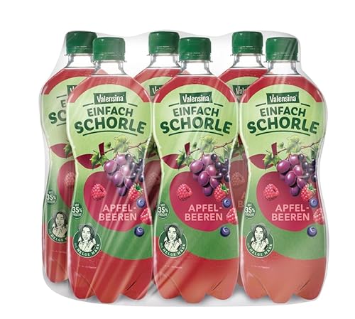 Valensina einfachSchorle Apfel-Beeren 0,75l, 6er Pack von Valensina