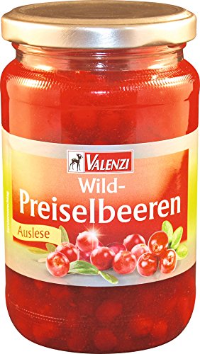 Valenzi Wildpreiselbeeren 370ml Glas von VALENZI