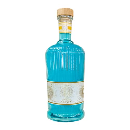 Sternzeichen Gin - handgemachter Premium Gin aus Norddeutschland - Farbwechsel von Blau auf Violett durch Zugabe von Tonic o.a. - sehr milder Geschmack - 1,0l - 40% Vol. (süsslich, Löwe) von Valeo Laboratories