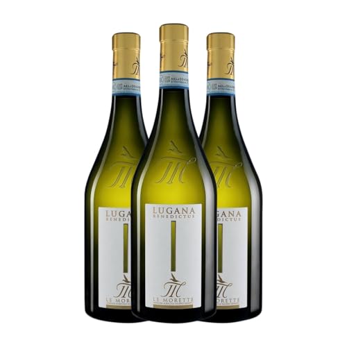 Valerio Zenato Benedictus Le Morette Trebbiano di Lugana Lugana 75 cl Weißwein (Karton mit 3 Flaschen von 75 cl) von Valerio Zenato