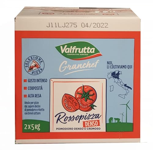 DICHTE ROTE PIZZA 2 STK. X 5KG von Valfrutta