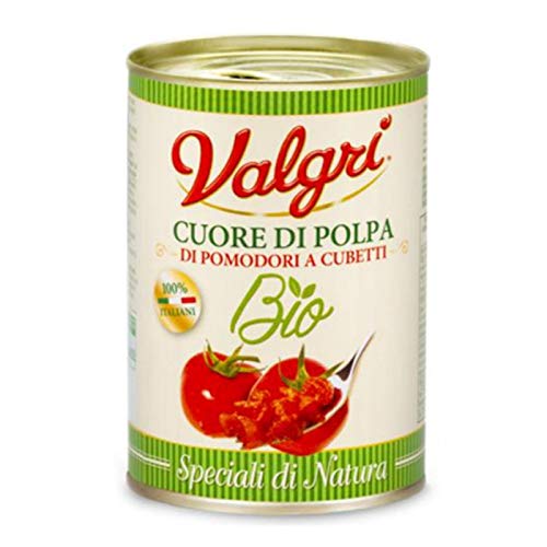 CHOPPED TOMATE 400 GR ORGANIC - Box 12 Stück von Valgri