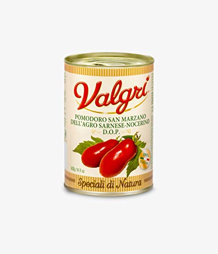 Geschälte Tomaten "San Marzano D.O.P." GR. 500 Valgrì - Box 12 Stück von Valgri